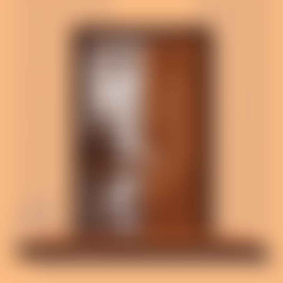 A person opening a sauna door quietly