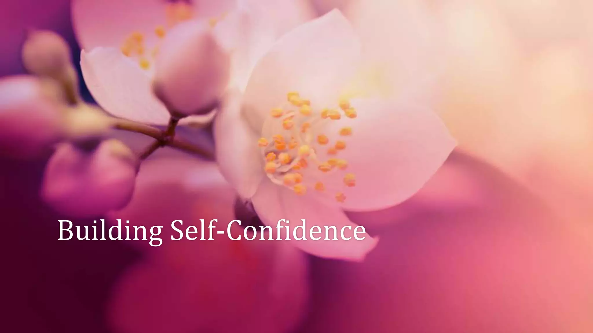 confidence building
