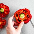 sliced bell peppers