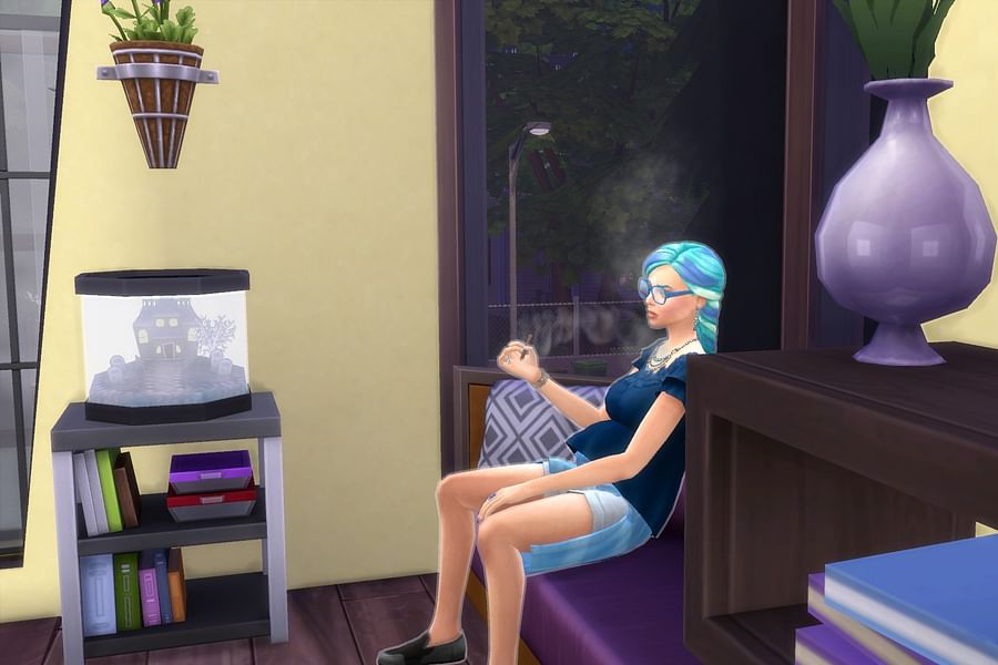 The Sims 4 smoking mod