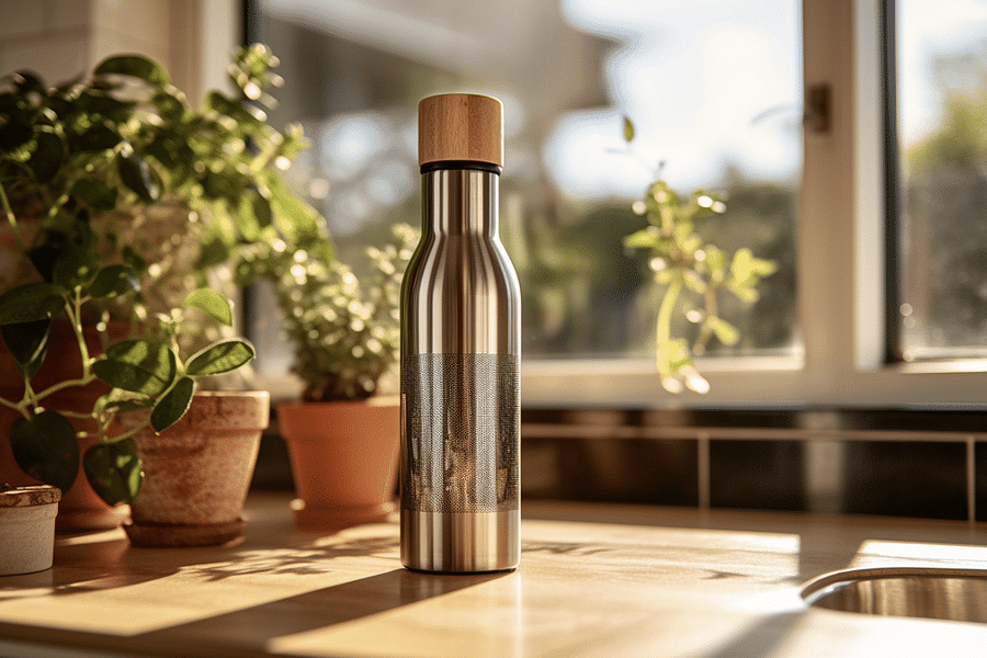 Eco-friendly reusable water bottle