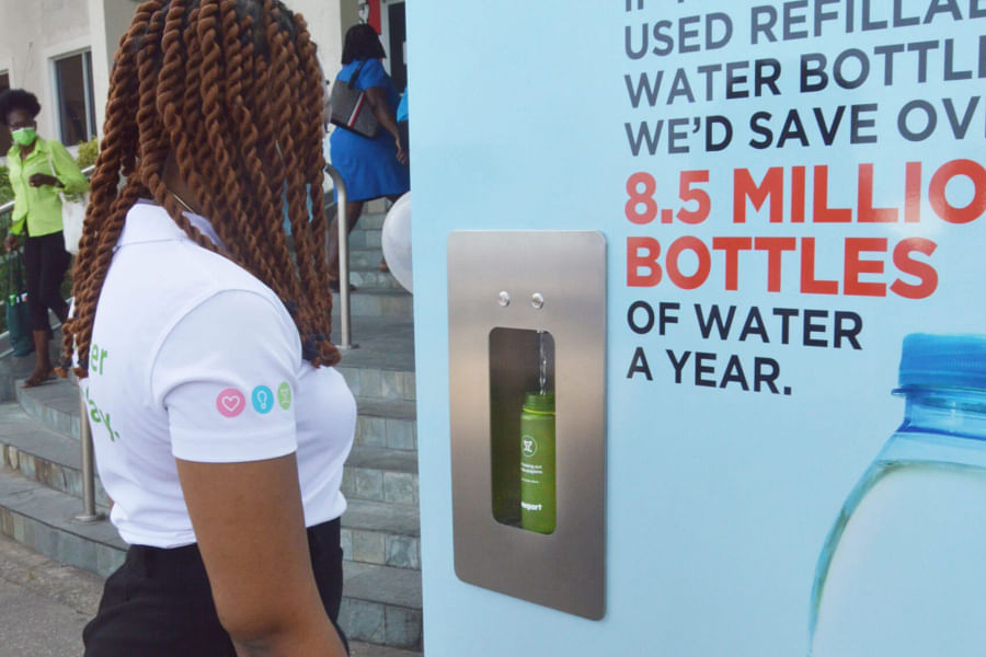 water refill station event