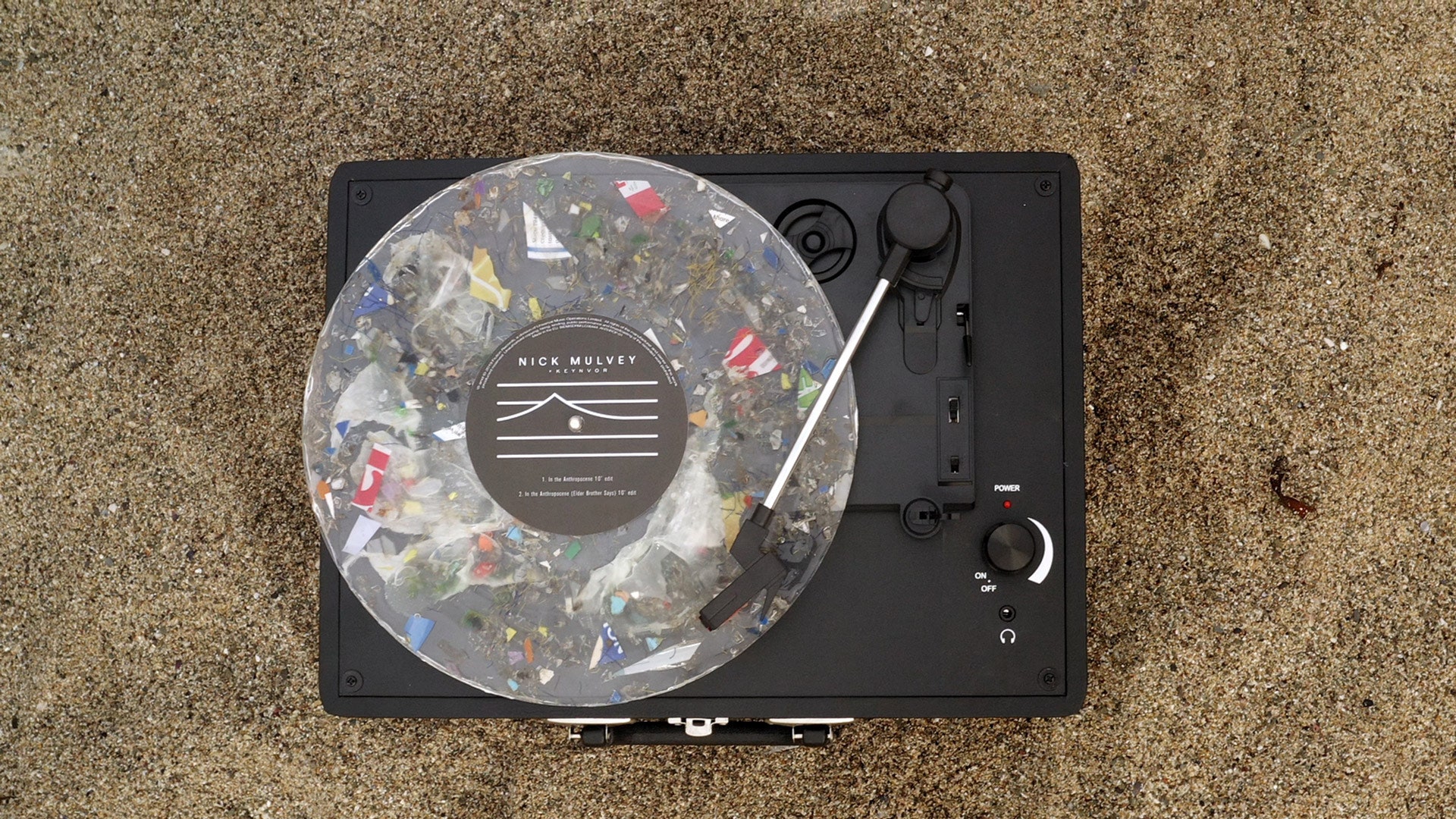 Plant-based biodegradable vinyl records