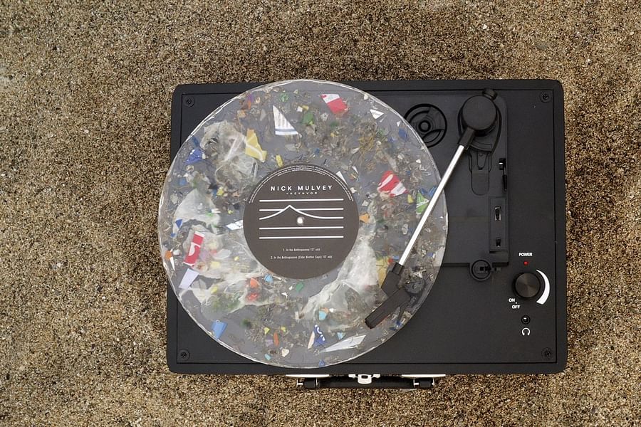 Plant-based biodegradable vinyl records