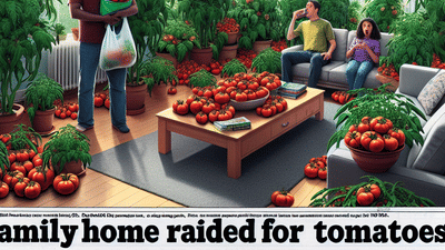 Family Home Raided for Tomatoes