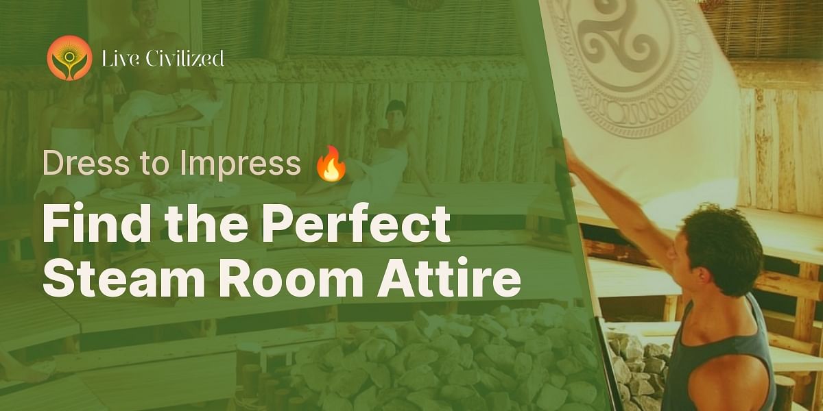 What is the appropriate attire for a public/coed steam room?