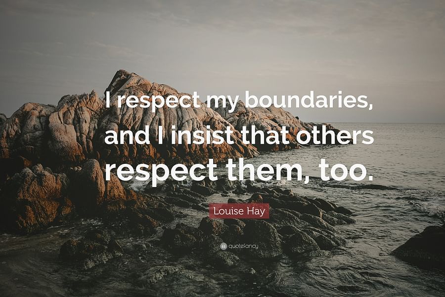 respect boundaries