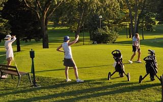 Is it considered bad etiquette to search for golf balls in creeks?