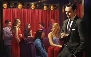 What etiquette should be observed when attending a social event at a strip club?